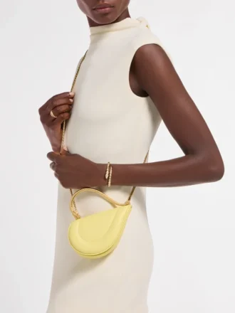 Bolso mini con asa superior Serpenti Cuoricino
