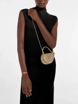 Bolso mini con asa superior Serpenti Cuoricino