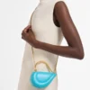 Bolso mini con asa superior Serpenti Cuoricino