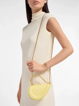 Bolso mini con asa superior Serpenti Cuoricino