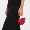 Bolso mini con asa superior Serpenti Cuoricino