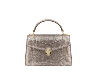 Bolso pequeño con asa superior Serpenti Forever
