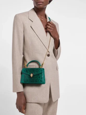 Bolso Serpenti Forever con asa superior