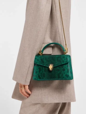 Bolso Serpenti Forever con asa superior