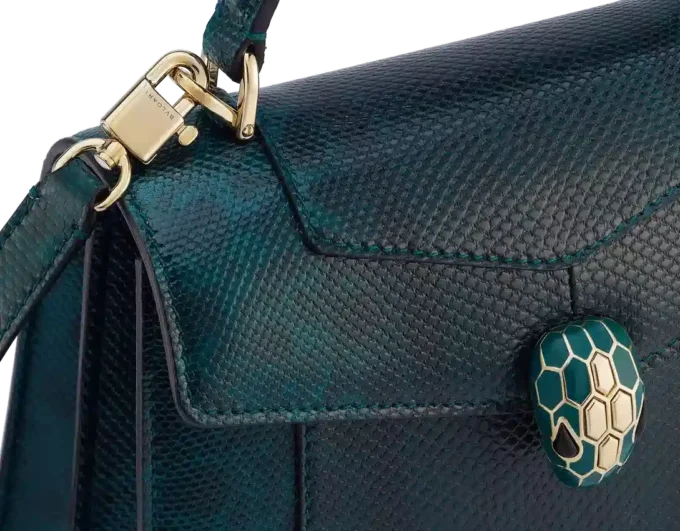 Bolso Serpenti Forever mediano con asa superior