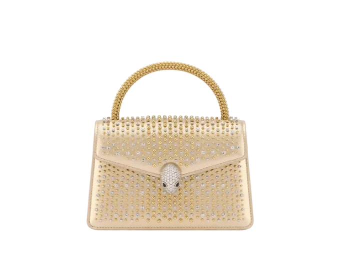 Bolso Serpenti Pallini Mini con asa superior Bolso Serpenti Pallini Mini con asa superior