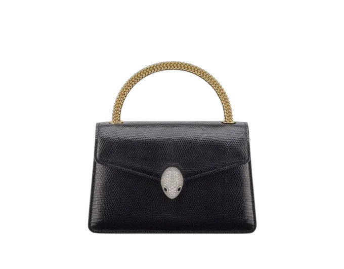 Bolso Serpenti Pallini Mini con asa superior Bolso Serpenti Pallini Mini con asa superior