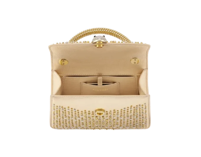 Bolso Serpenti Pallini Mini con asa superior Bolso Serpenti Pallini Mini con asa superior
