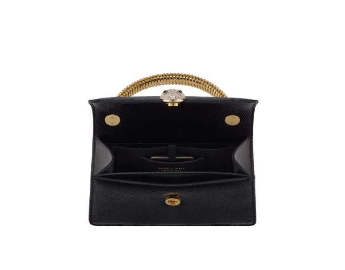 Bolso Serpenti Pallini Mini con asa superior Bolso Serpenti Pallini Mini con asa superior