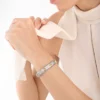 Pulsera Tubogas de oro y acero de Bvlgari